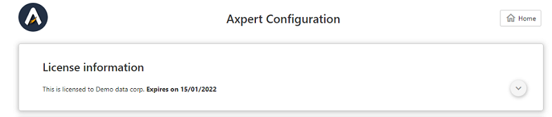 Agile developer lowcode Axpert Configuration